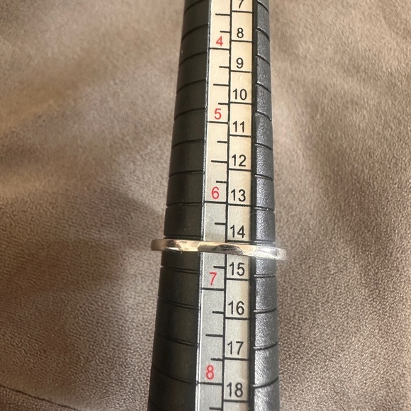 Halo CZ Engagement Ring Size 7 Sterling Silver Sparkly Bridal Travel Wedding - Picture 10 of 10